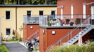 Bild på referensprojektet Design Duo, bostadsrättsföreningen Hällen.