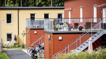 Bild på referensprojektet Design Duo, bostadsrättsföreningen Hällen.