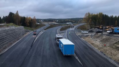 NCC bygger vägen mellan Månseryd och Mullsjö 