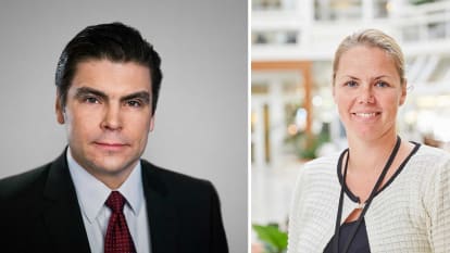 Håkan Broman and Jessica Hellner