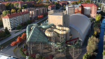 Illustration of the reconstructed Oceana at Liseberg, Gothenburg.