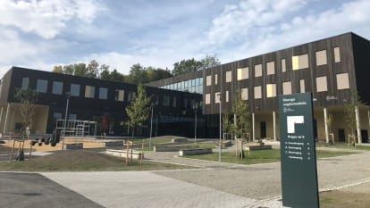 The new Risenga High School in Asker, Norway. Photo: Robin Stenersen