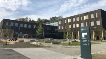 The new Risenga High School in Asker, Norway. Photo: Robin Stenersen