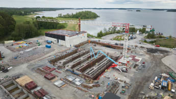 Illustration av det nya avloppsverket i Åkersberga.