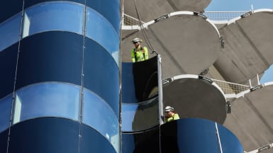 Interior of NCC head offices in Solna.