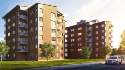 Bild på hyresrätter i Timrå.