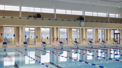 Munktellbadet, Eskilstuna, Ruotsi Kuva: NCC/Joakim Kröger