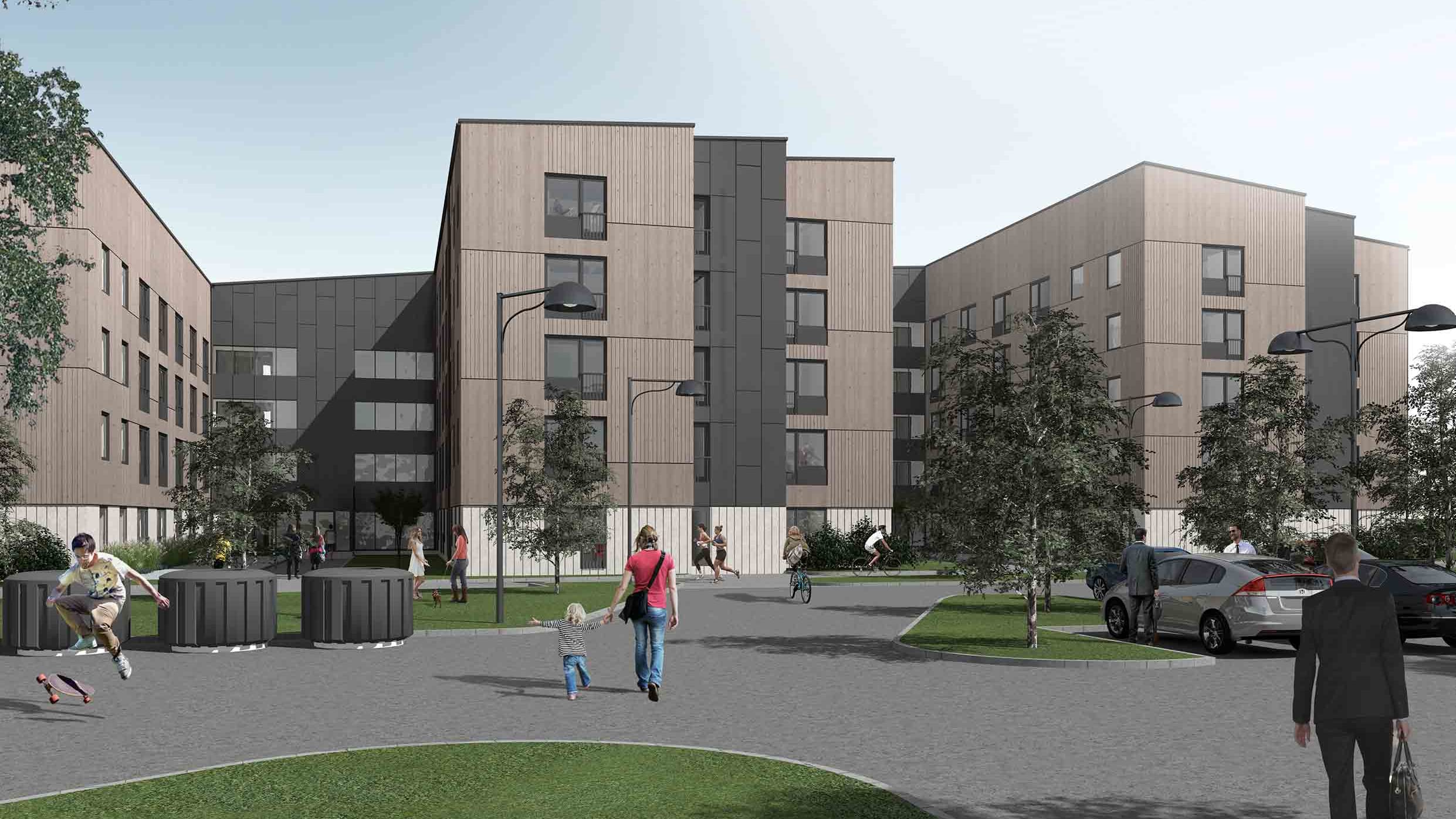 Studentbostad Polstjärnan, Luleå | NCC