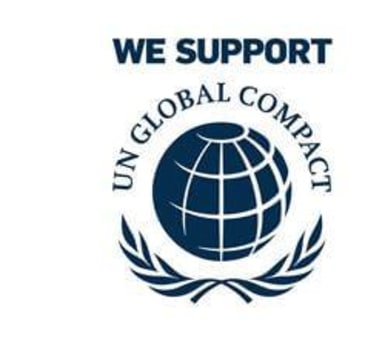 The UN global compact logo