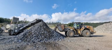 Site crushing