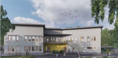 Kosmosgatans Förskola, Bergsjön Göteborg.
Illustration: Norconsult.