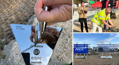 Bosch grundstensnedlæggelse