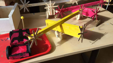 Flygplan från Barnens Byggskola