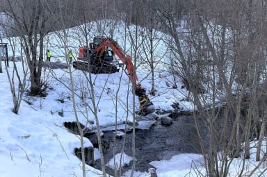 Forbedrede gyteplasser i Ljanselva i Oslo