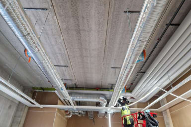 IV-putkia katossa 1. krs