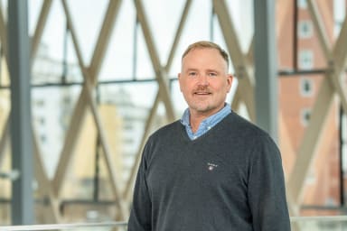 "Vi är glada att kunna bidra till en säkrare miljö för de boende i byn, säger Mikael Dahlberg, produktionschef, NCC Infrastructure Norrland.