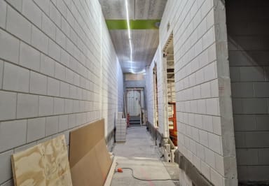 A-lohko kellarikerros väliseinämuurauksia