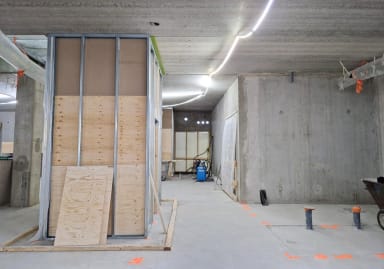 Väliseiniä 4. krs A-lohko