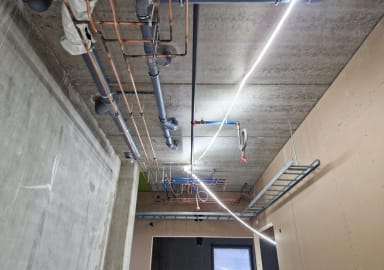 Talotekniikka-asennuksia A-lohko