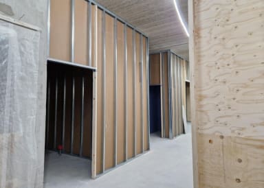 A-lohko 3. krs väliseinätyöt