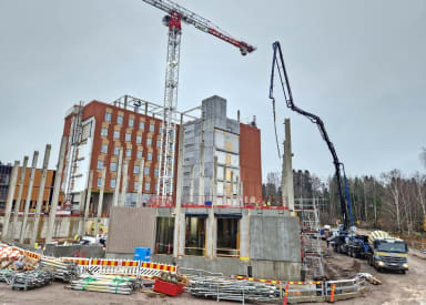 Yleiskuva työmaasta