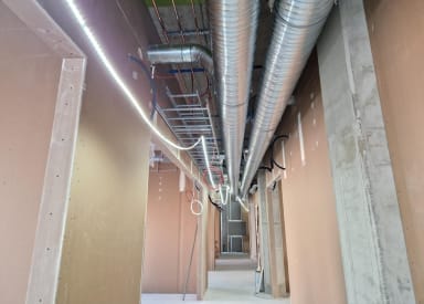 IV-putkia katossa 2. krs