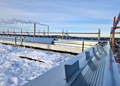 Räystäitä vesikatolla