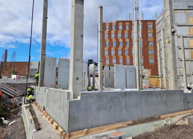 Elementtiasennus B-lohko