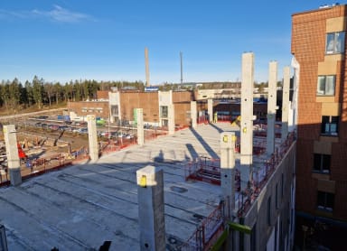 C-lohko valettu holvi