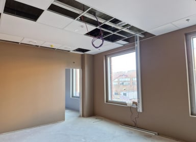 Yleiskuvaa A-lohkolta