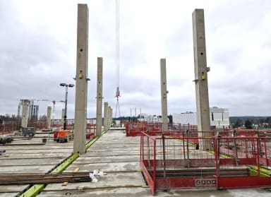 B-lohko elementtiasennuksia