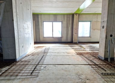 Pintabetonilattian raudoitus