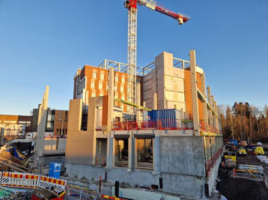 Yleiskuva työmaasta