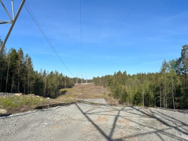 Skogsröjning och förberedande arbeten för arbetsvägar inom projektet Stenkullen-Ingelkärr.