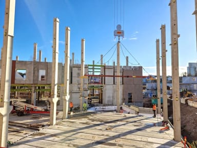 Elementtiasennusta D-lohko