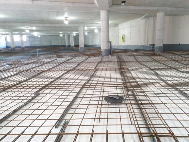 Muusa autohalli lattia