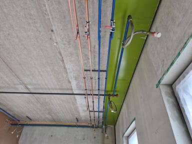 Talotekniikka-asennuksia 2. krs