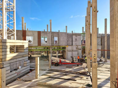 Elementtiasennusta D-lohko