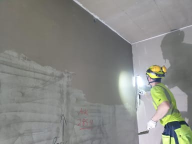 B pesulan seinän suoristus