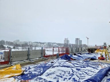 Räystäskivien asennus