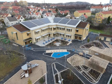 Biskopsgatans Förskola, Hisingen Göteborg. 
Illustration: Norconsult.