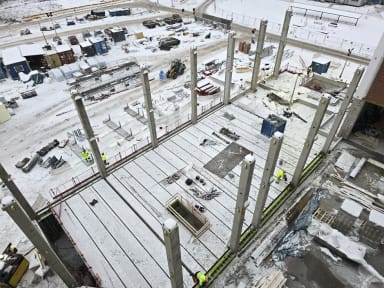 C-lohko elementtiasennus