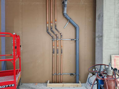 Talotekniikka-asennuksia 2. krs