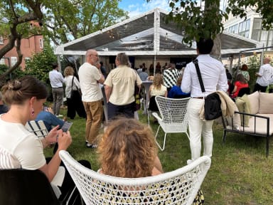 NCC i Almedalen 2026. Seminarium Cirkulärt byggande