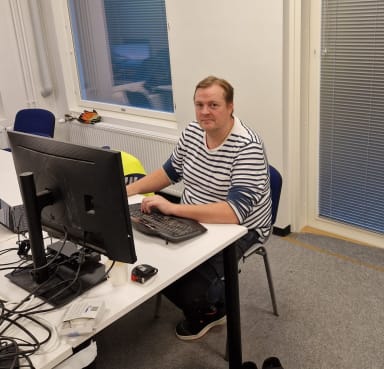 Anders Lindqvist, Svanströminkujan vastaava työnjohtaja (kuva oikealla)