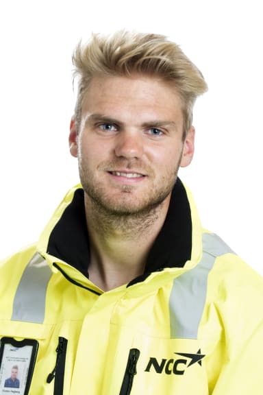 Gustav Hagberg, projektchef NCC Infrastructure.