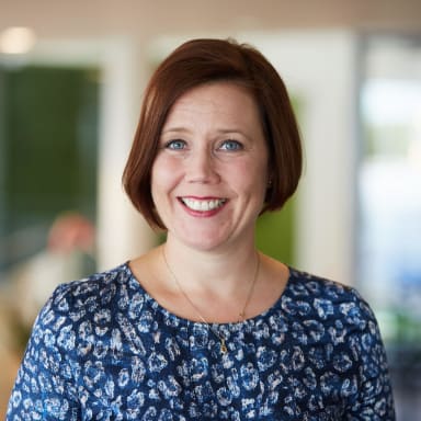 Bild på Merja Alastalo, kommunikationschef Finland, NCC Group.