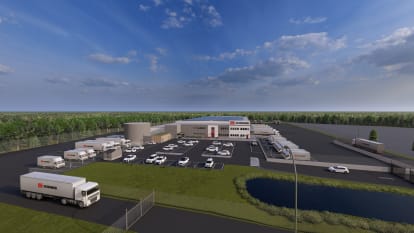 Till våren 2025 kommer DB Schenkers nya kontors- och terminalbyggnad stå färdig i Hedensbyn utanför Skellefteå.