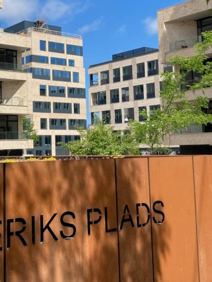 Frederiks Plads midt i Aarhus.