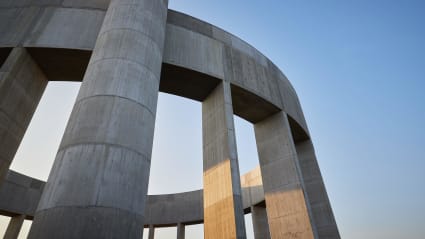 Närbild på vattentornet i Helsingborg. Foto: Joakim Kröger